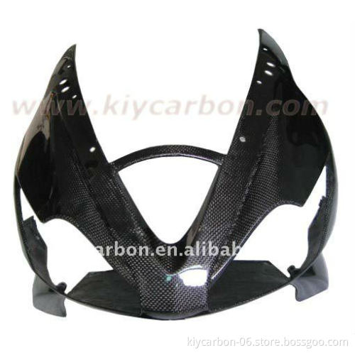 Carbon fiber upper fairing for Triumph